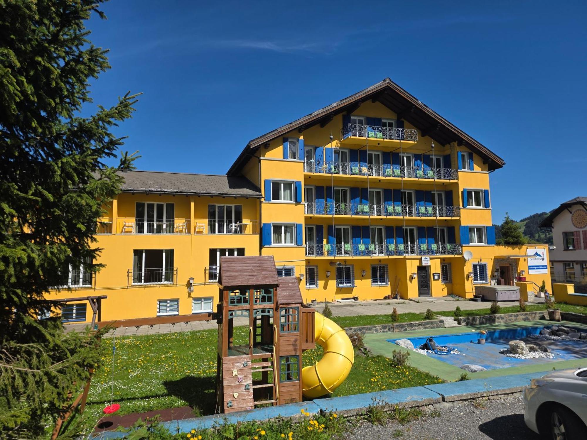Grischalodge Das Hotel Mit Bergblick Seit 1929 - Schlicht, Preiswert Und Mit Einem Touch Nostalgie Parpan Exterior foto